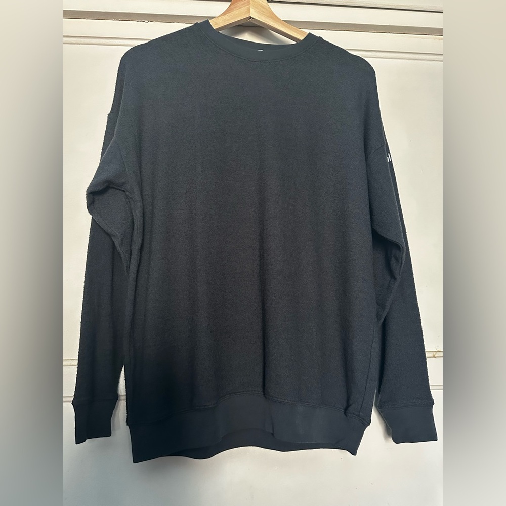 Alo Yoga SoHo Pullover, Color Anthracite, Women’s Size XS